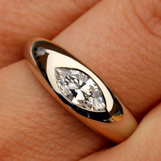 Vintage Zirconia Eye Ring-Maryam Jewelry