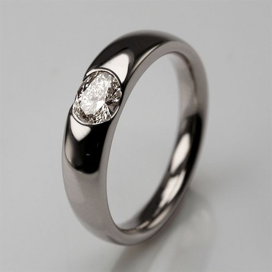 Vintage Silver Zirconia Eye Ring-Maryam Jewelry