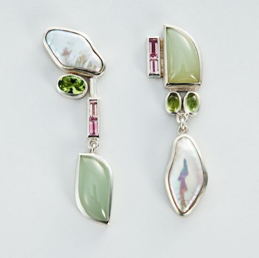 Vintage Nature Crystal Dangling Earrings-Maryam Jewelry