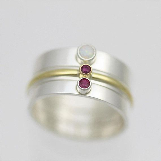 Vintage Fine Silver Ring-Maryam Jewelry