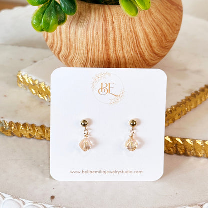 Liana Gold Dainty Drop Earrings-Maryam Jewelry