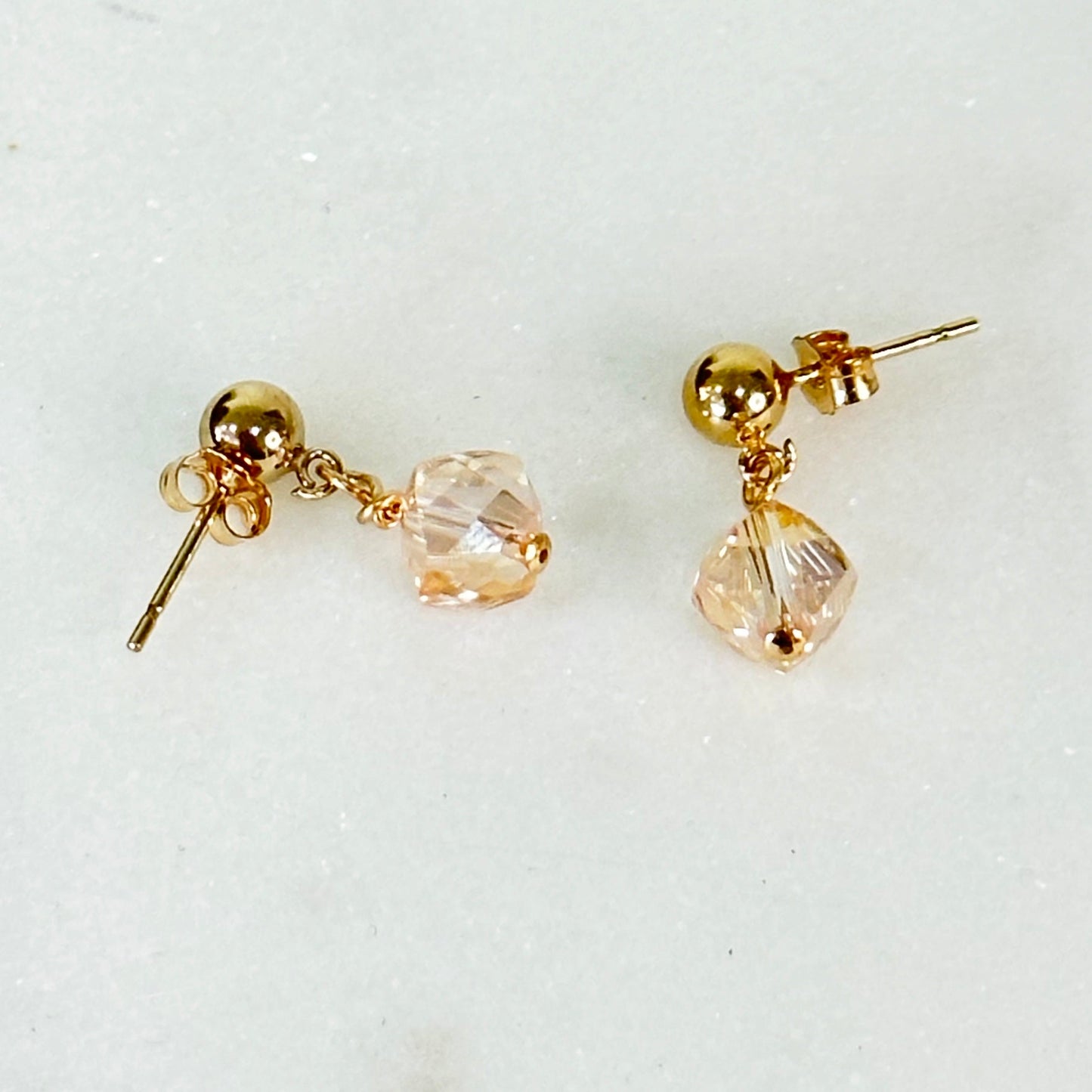 Liana Gold Dainty Drop Earrings-Maryam Jewelry