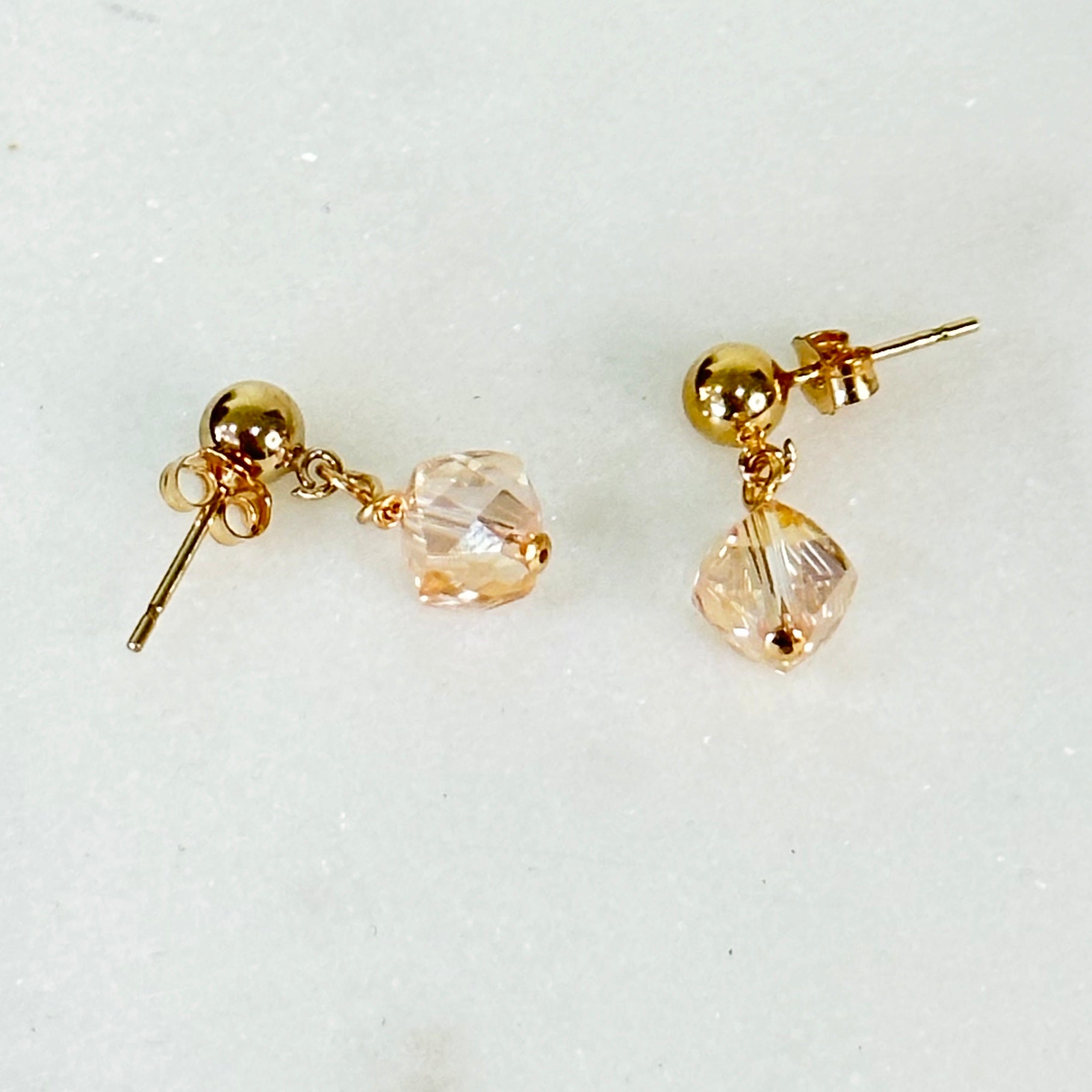 Liana Gold Dainty Drop Earrings-Maryam Jewelry
