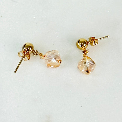 Liana Gold Dainty Drop Earrings-Maryam Jewelry