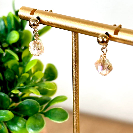 Liana Gold Dainty Drop Earrings-Maryam Jewelry