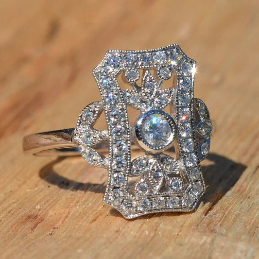 Vintage Royal Crest Ring-Maryam Jewelry