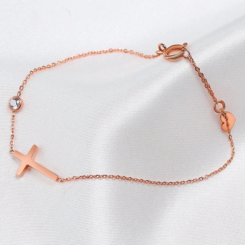 Rose Gold Spiritual Bracelet-Maryam Jewelry