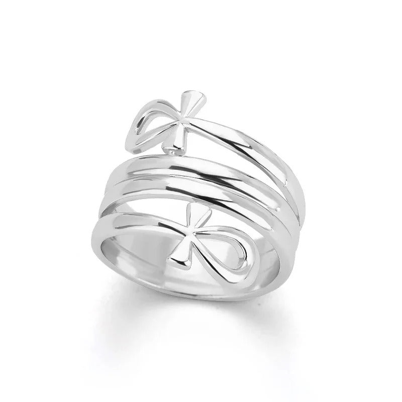 Silver Wrapped Religious Ring-Maryam Jewelry