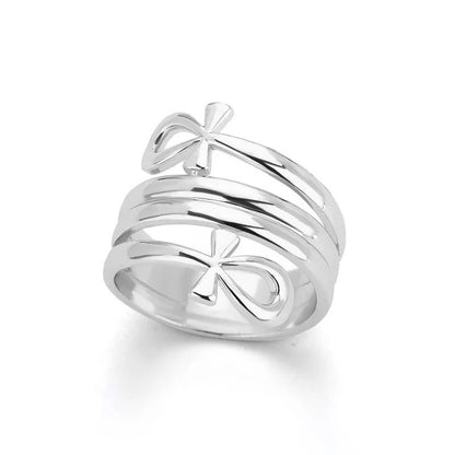 Silver Wrapped Religious Ring-Maryam Jewelry