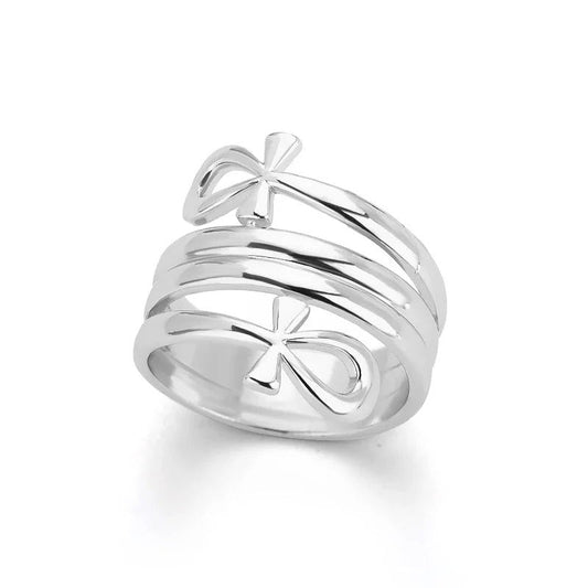 Silver Wrapped Religious Ring-Maryam Jewelry