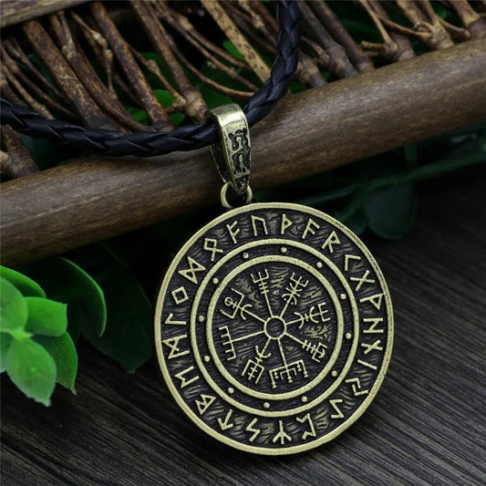Runic Circle Viking Rune Necklace-Maryam Jewelry