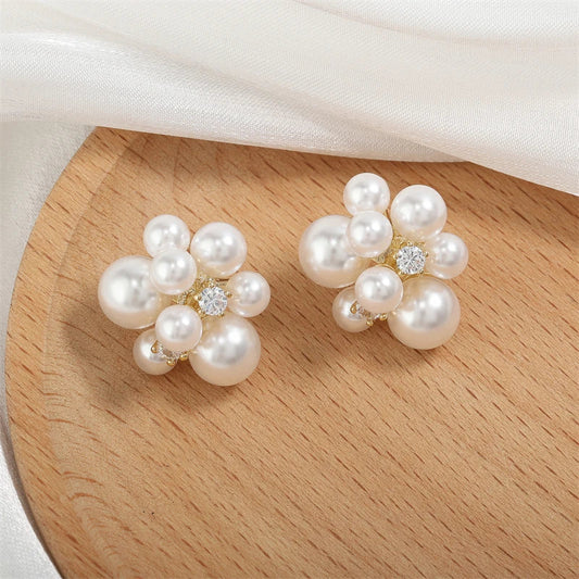 Vintage Pearl Dangle Earrings-Maryam Jewelry